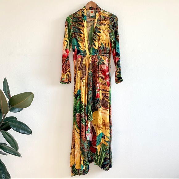 NWT FARM Rio Tropical Dreams Maxi dress - Picture 10 of 14